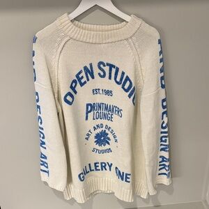 Anthropologie oversized sweater